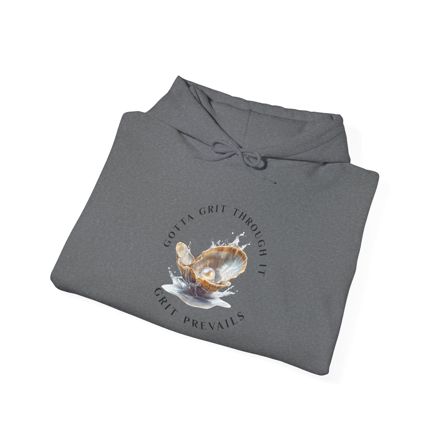 Unisex Heavy Blend™ Hooded Sweatshirt, Grit Prevails, Gotta Grit Through It Collection