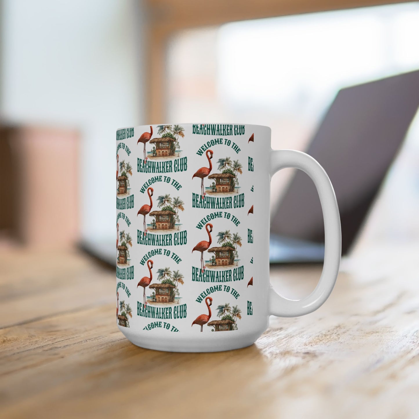 Ceramic Mug, (11oz, 15oz), Coastal, Beachwalker Club Collection