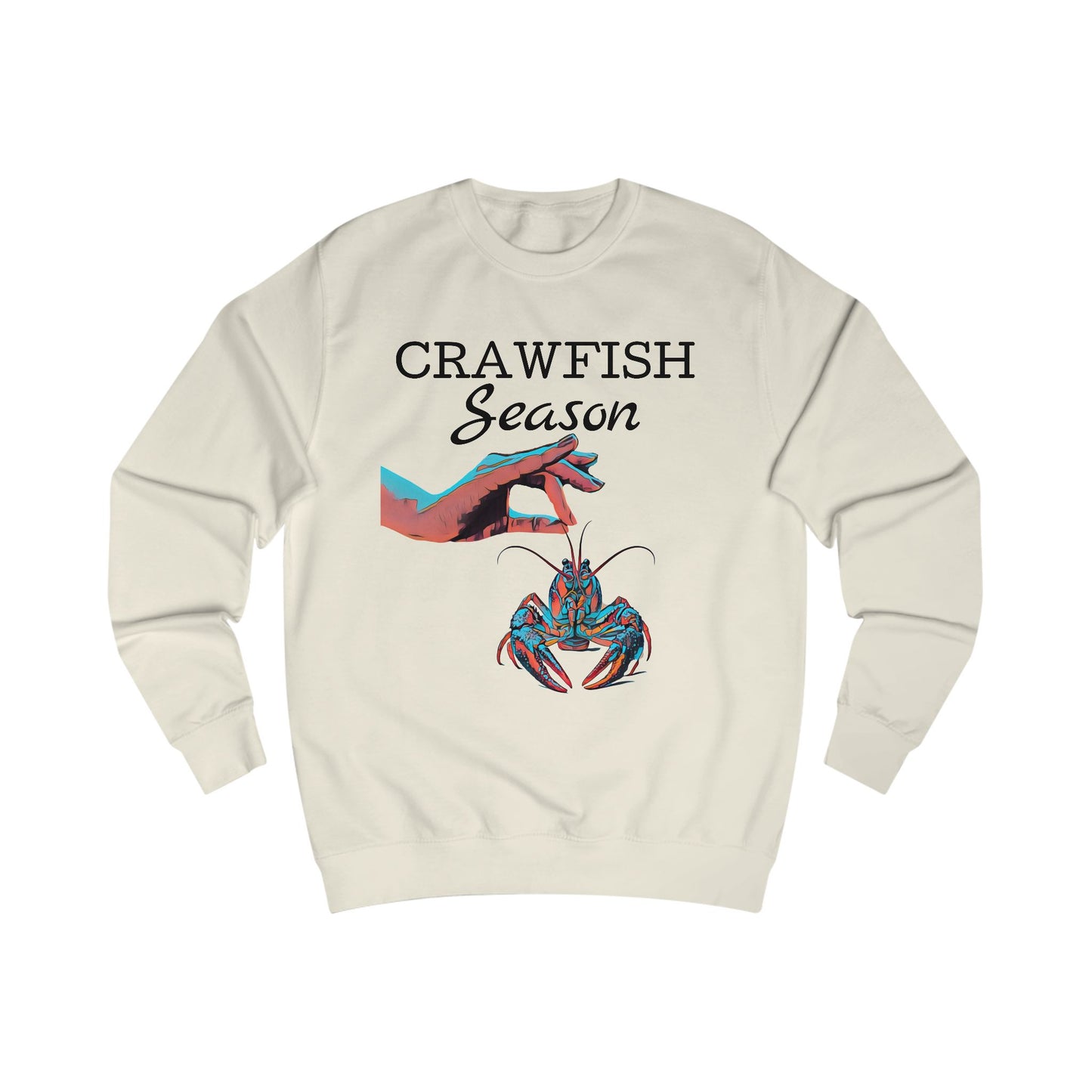 Unisex Sweatshirt, Crawfish Season Abstract, Life on the Bayou Collection