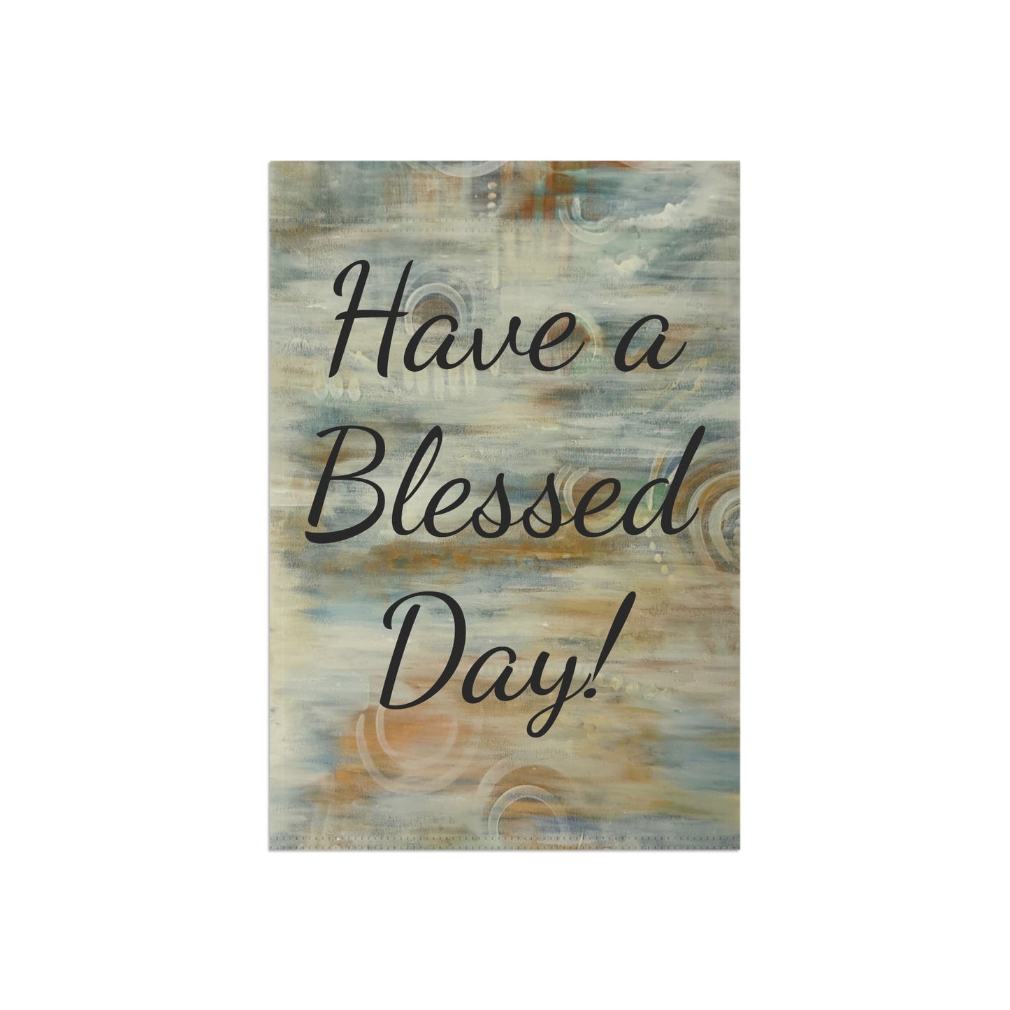 Garden & House Banner, Have a Blessed Day, FrediFreds Home Collection