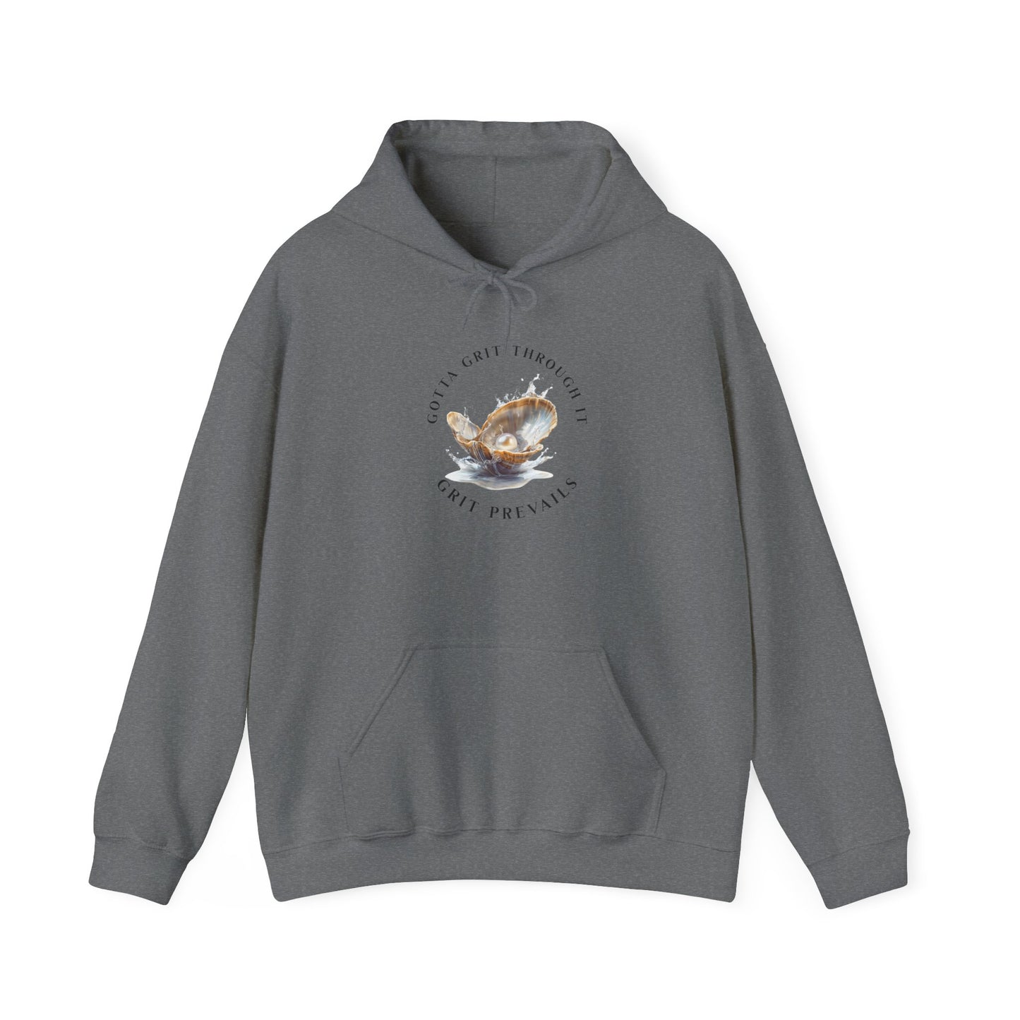 Unisex Heavy Blend™ Hooded Sweatshirt, Grit Prevails, Gotta Grit Through It Collection