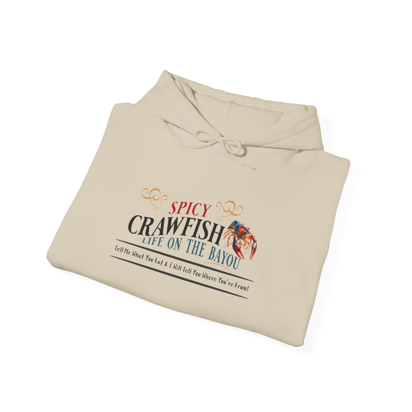 Unisex Heavy Blend™ Hooded Sweatshirt, Spicy Crawfish, Life on the Bayou, Life on the Bayou Collection