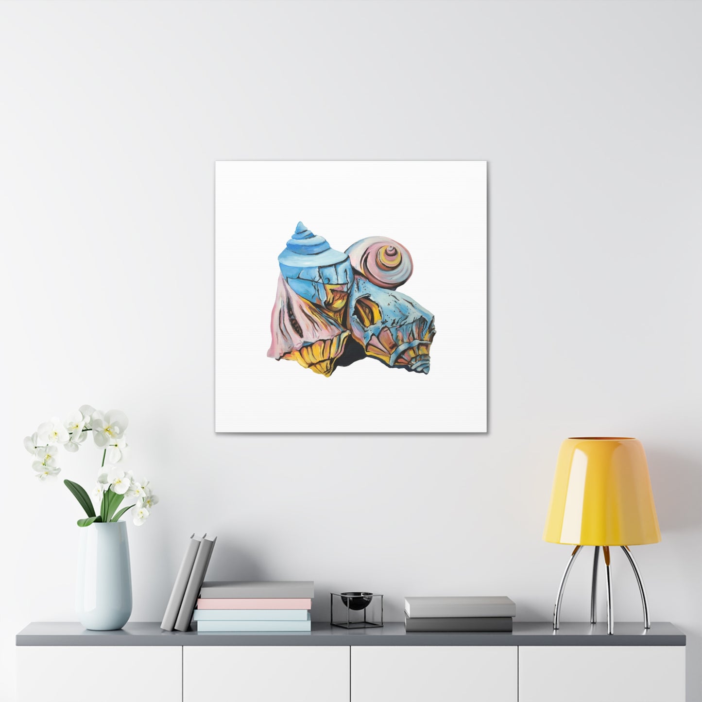 Canvas Gallery Wraps, Artsy Beach Shells, Beachwalker Club Collection