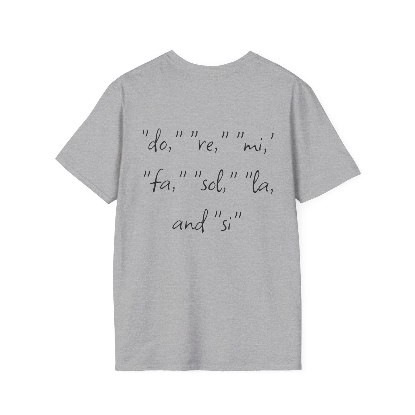Unisex Softstyle T-Shirt, Pianist, Love Notes, Soul Music