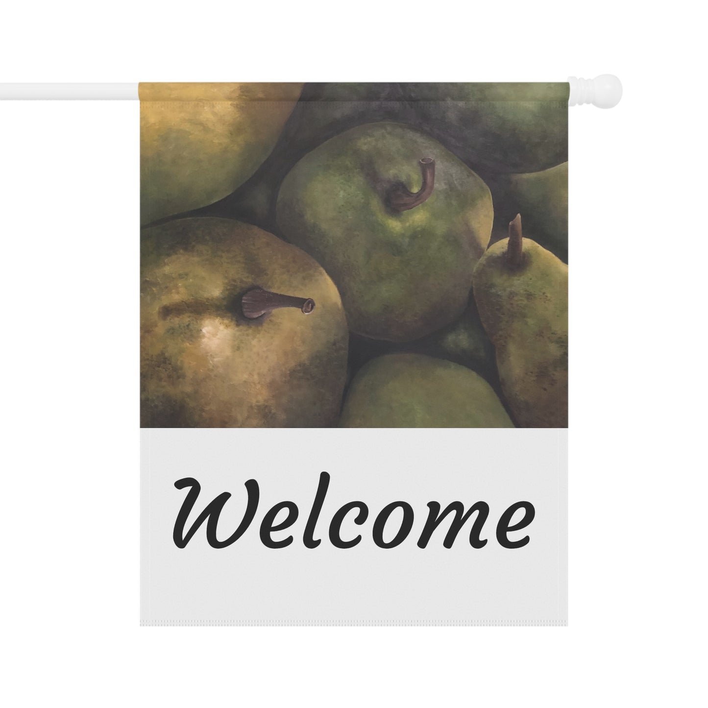 Garden & House Banner, Welcome Sign, Pear Delight, FrediFreds Home Collection