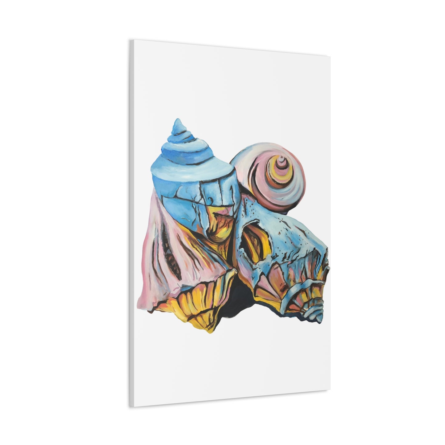 Canvas Gallery Wraps, Artsy Beach Shells, Beachwalker Club Collection