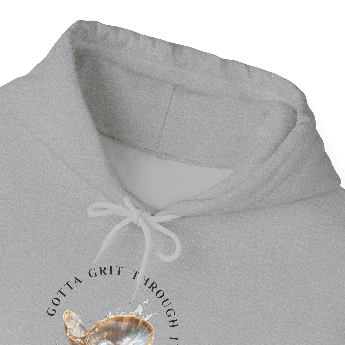 Unisex Heavy Blend™ Hooded Sweatshirt, Grit Prevails, Gotta Grit Through It Collection