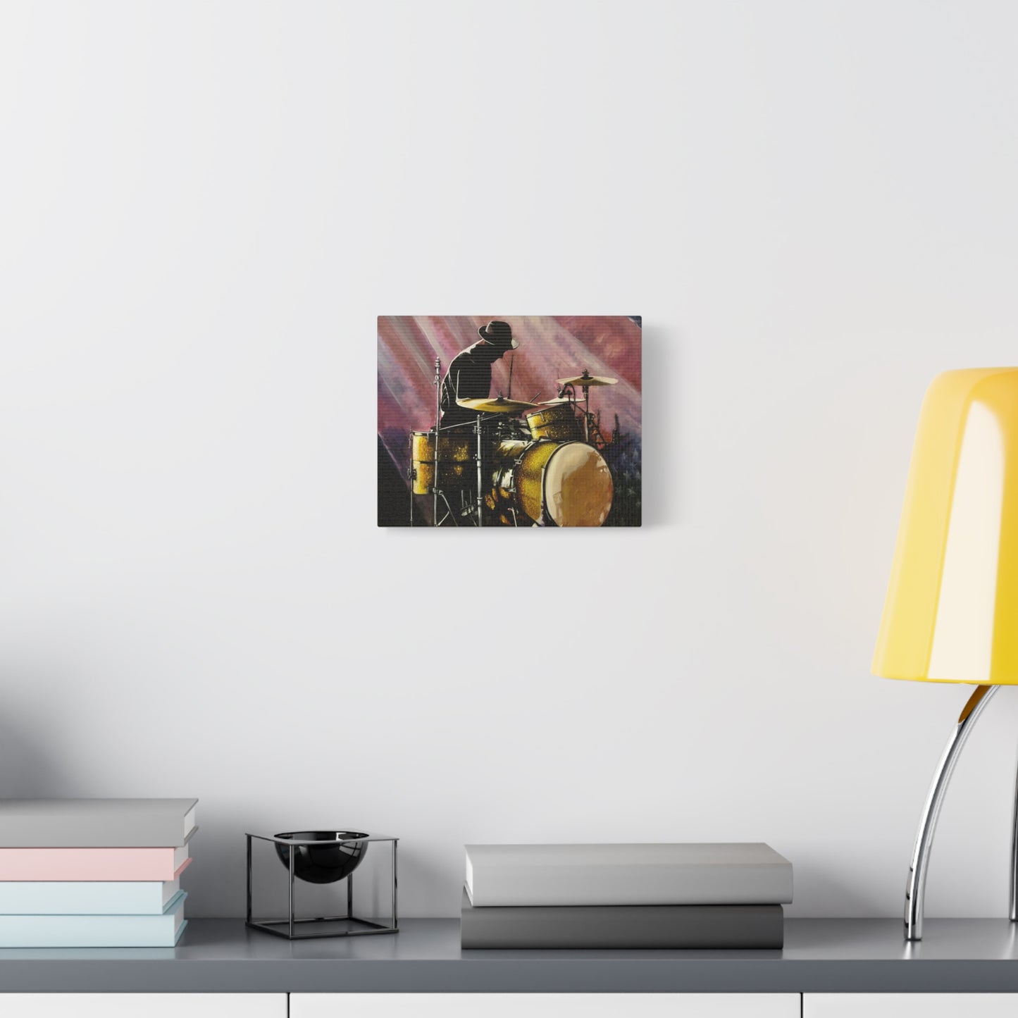 Matte Canvas, Stretched, 1.25", Drummer, Artwork, Soul Music Collection