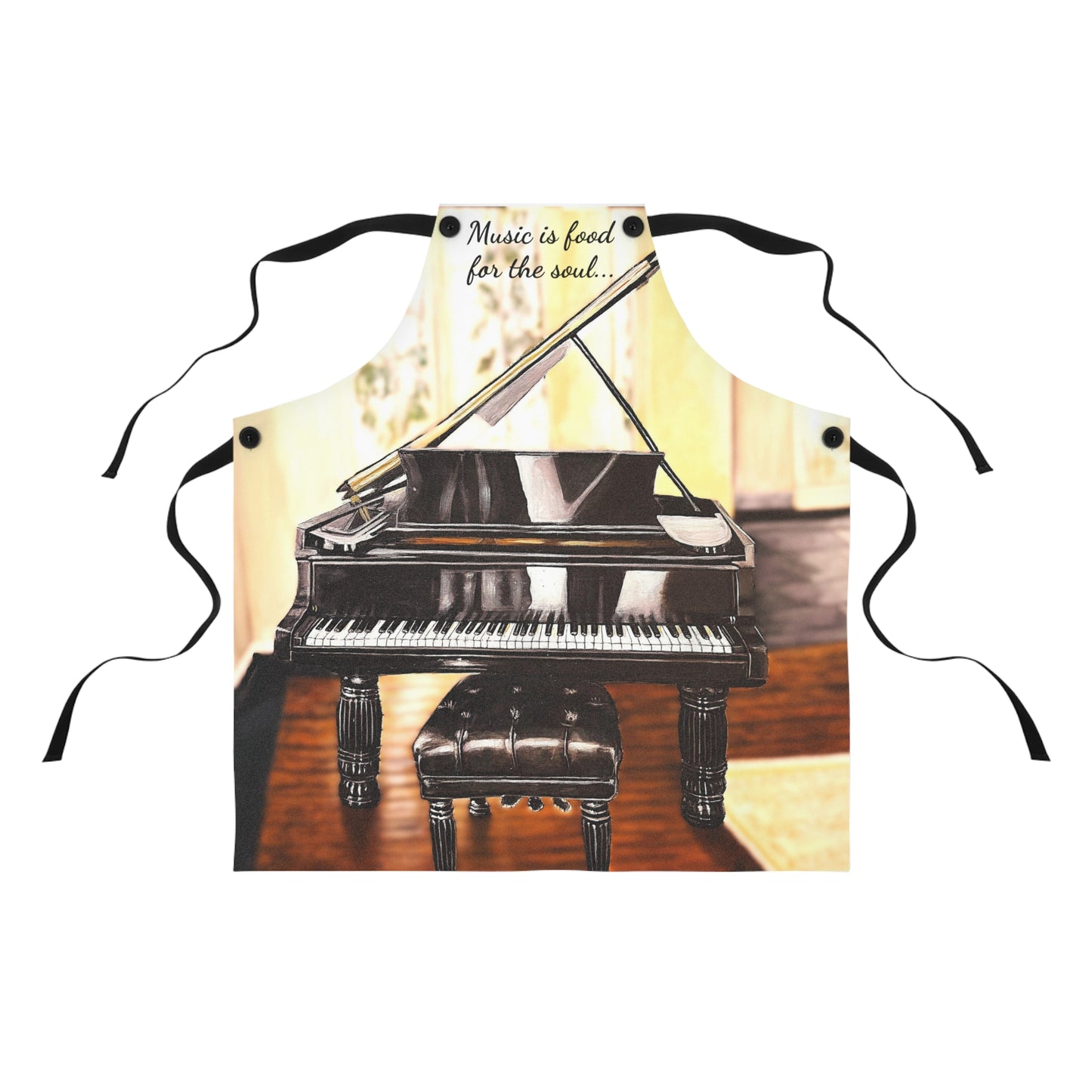 Apron (AOP), Piano Music, Music is the Food for my Soul, Soul Music