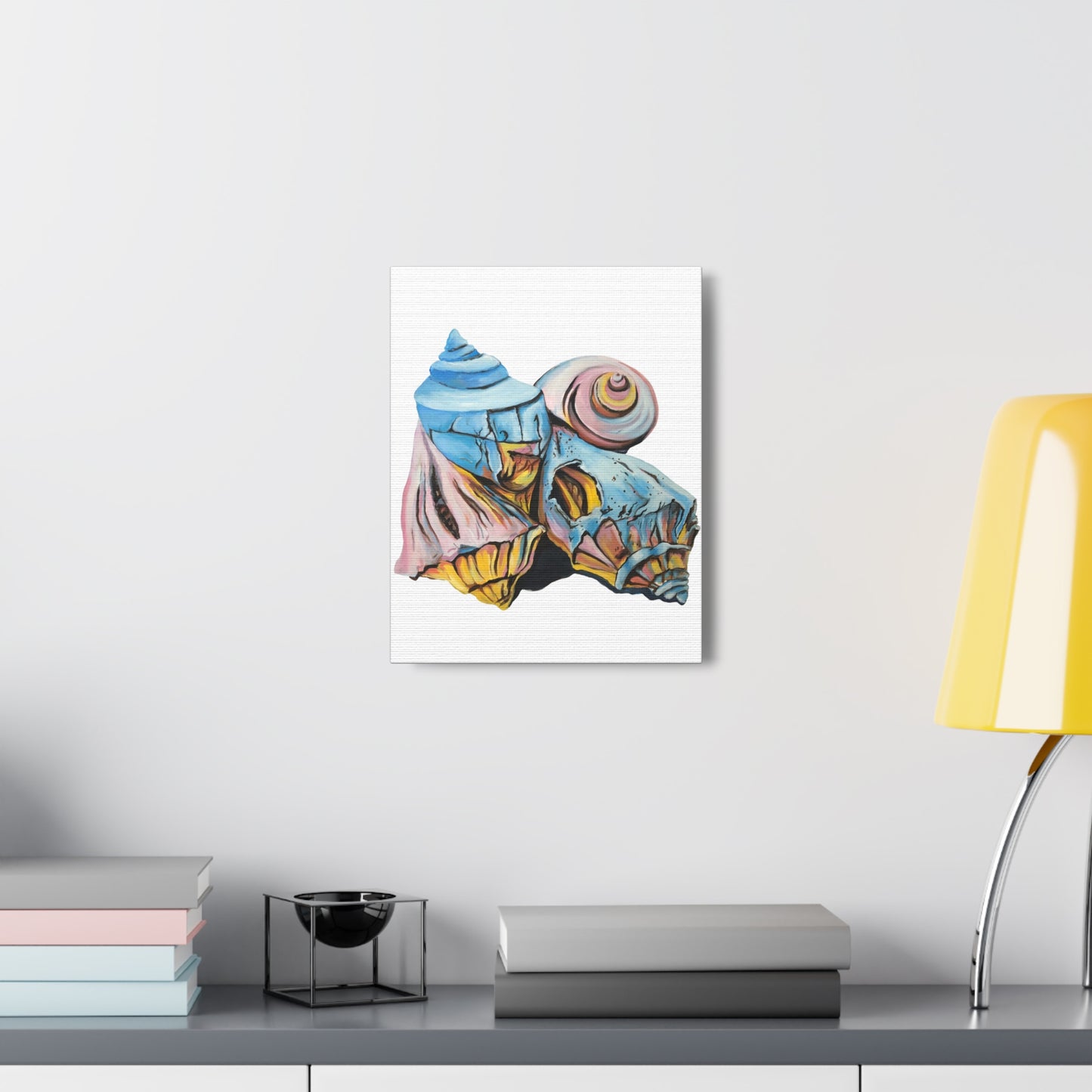 Canvas Gallery Wraps, Artsy Beach Shells, Beachwalker Club Collection