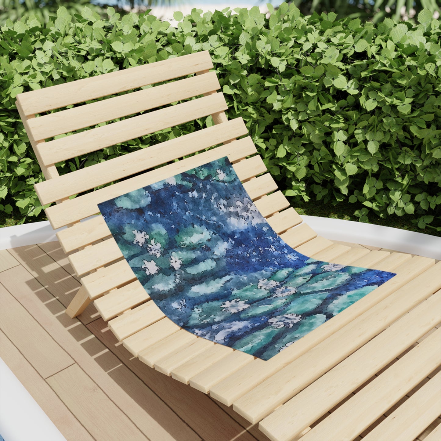 Beach Towels, Water Lilies, FrediFreds Home Collection
