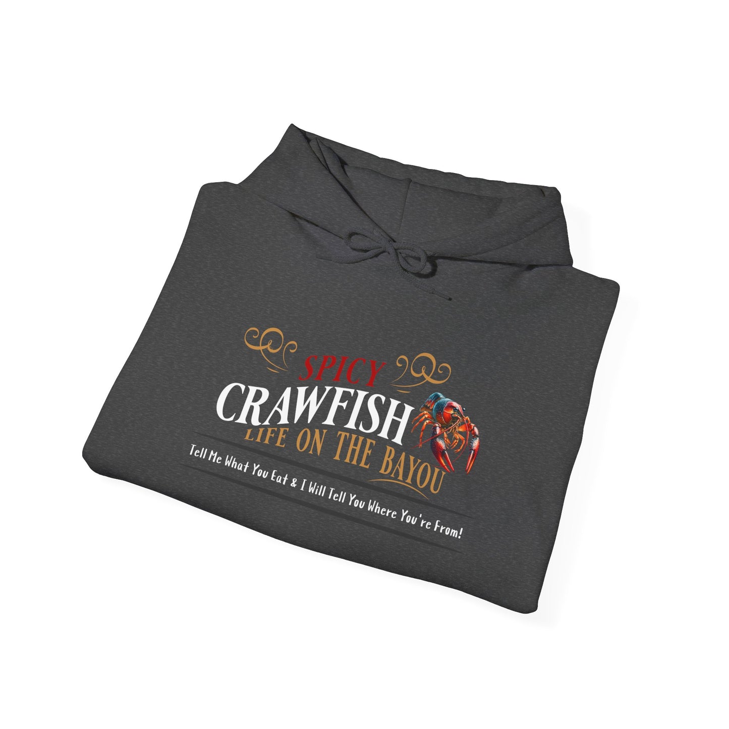 Unisex Heavy Blend™ Hooded Sweatshirt, Spicy Crawfish, Life on the Bayou, Life on the Bayou Collection