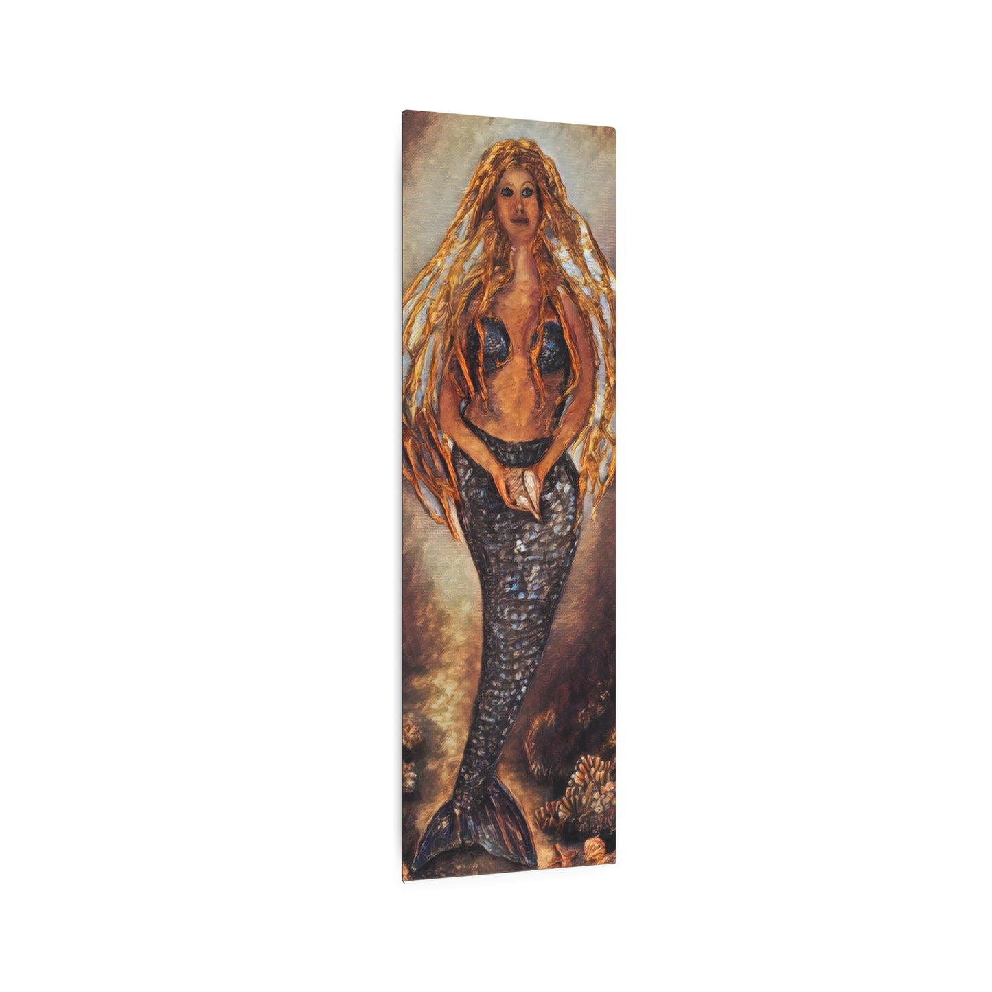 Metal Art Sign, Iva by the Sea, Mermaid Evening, Beachwalker Club Collection