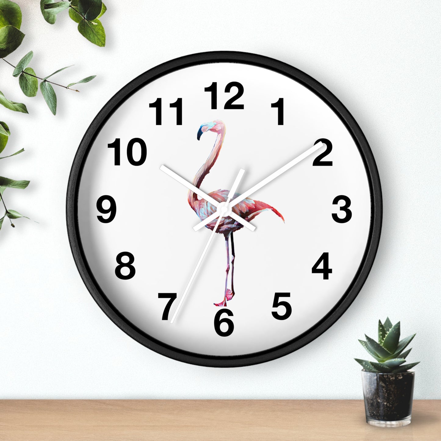 Wall Clock, Flamingo, Beachwalker Club Collection