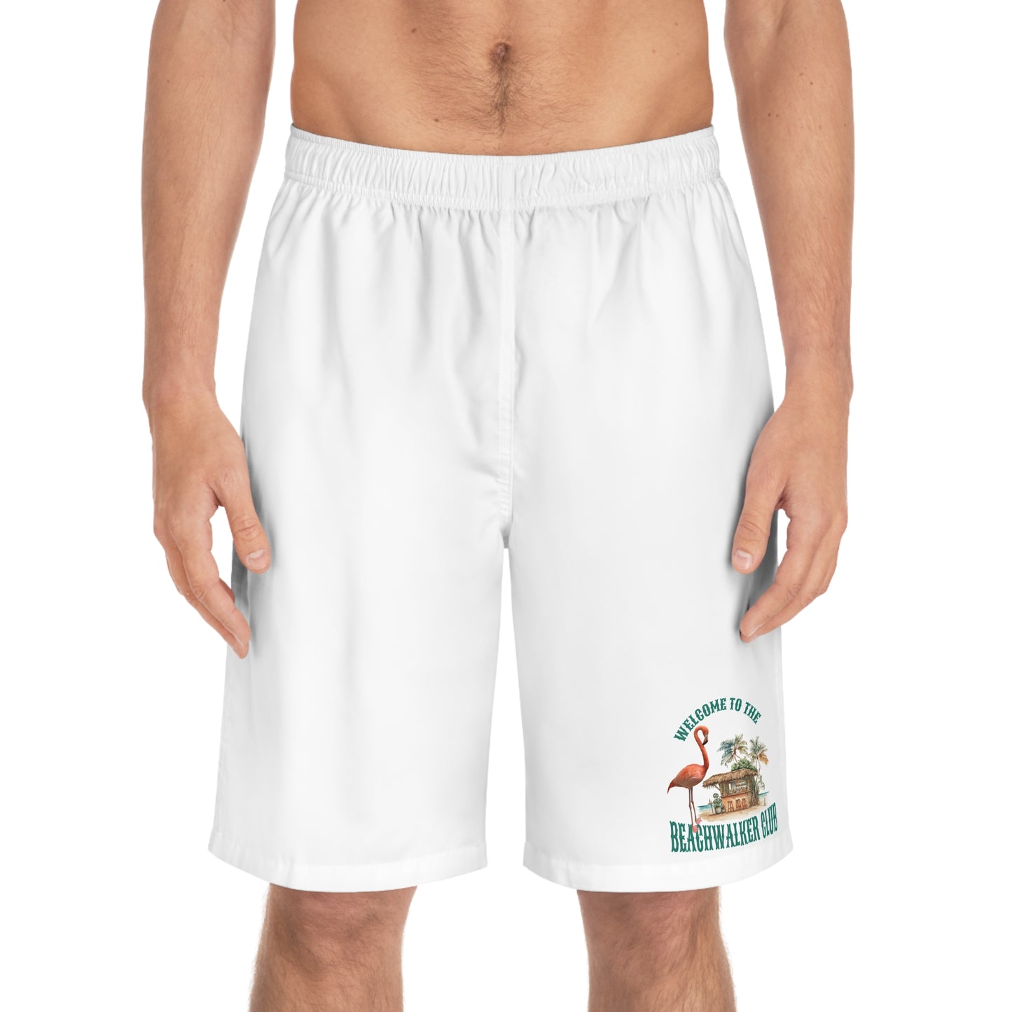 Men's Board Shorts (AOP), Beachwalker Club Collection