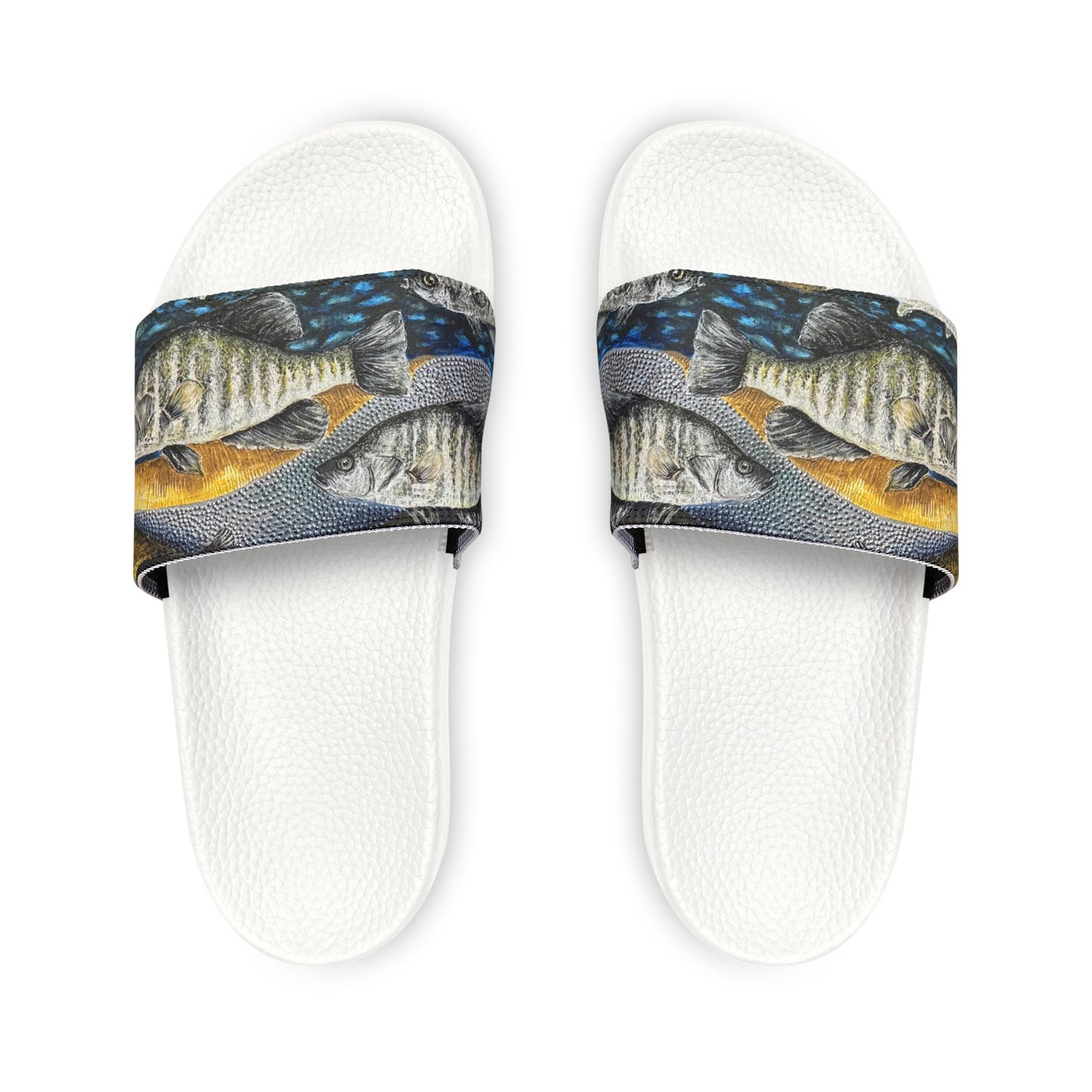 Men's Removable-Strap Sandals, Fishing, Honey Hole, FrediFreds Home Collection