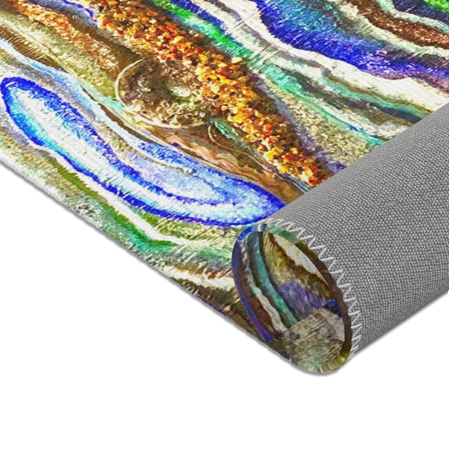 Area Rugs, Genesis, In the Beginning God Created the Heavens and the Earth, Artwork, FrediFreds Home Collection