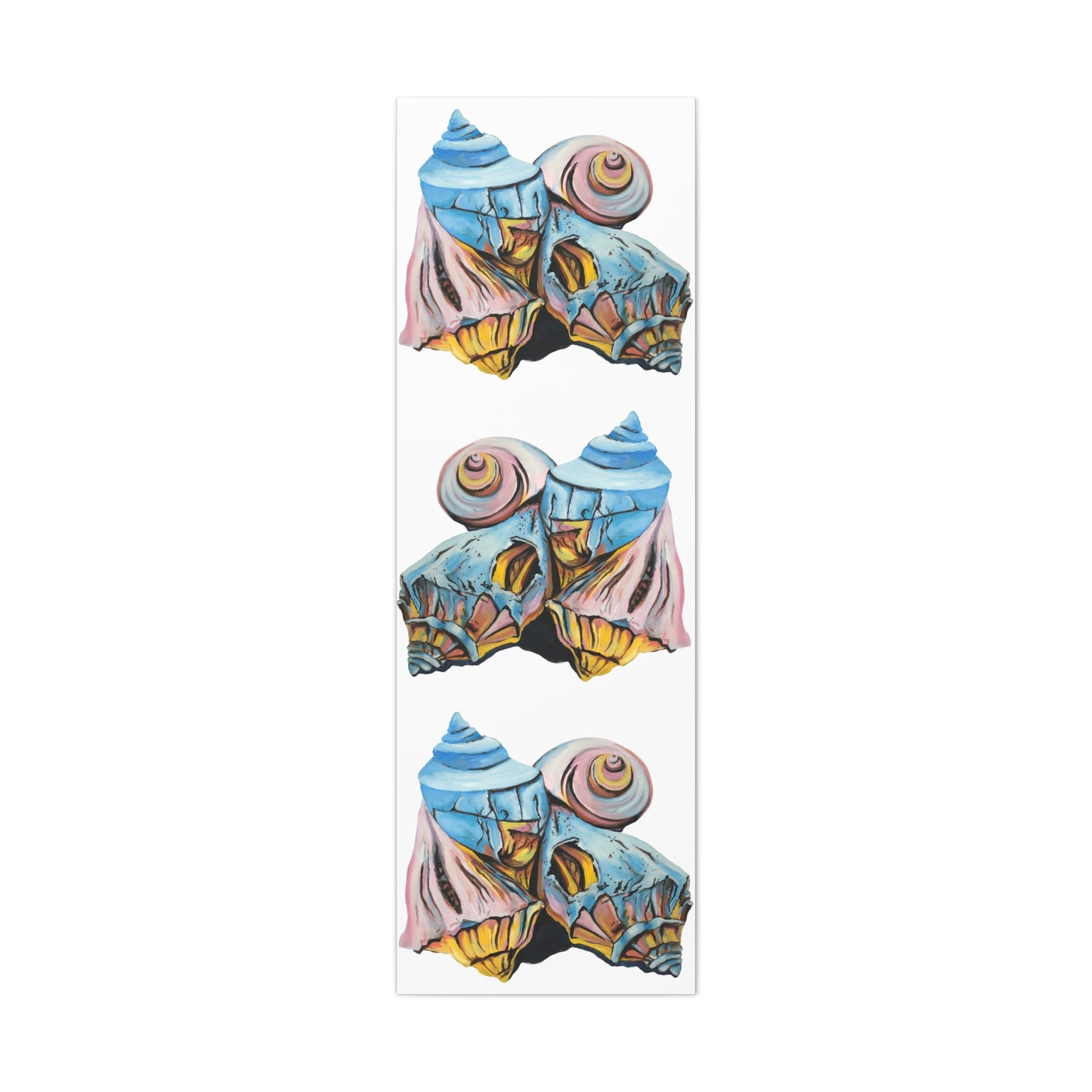Canvas Gallery Wraps, Artsy Beach Shells, Beachwalker Club Collection