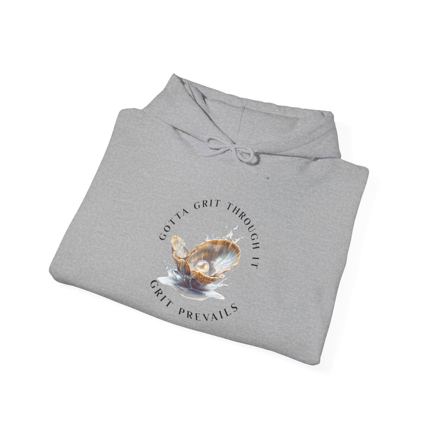 Unisex Heavy Blend™ Hooded Sweatshirt, Grit Prevails, Gotta Grit Through It Collection