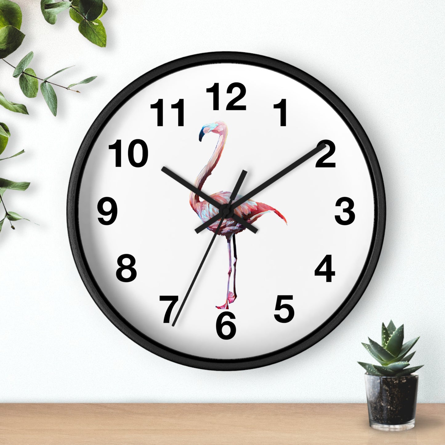 Wall Clock, Flamingo, Beachwalker Club Collection