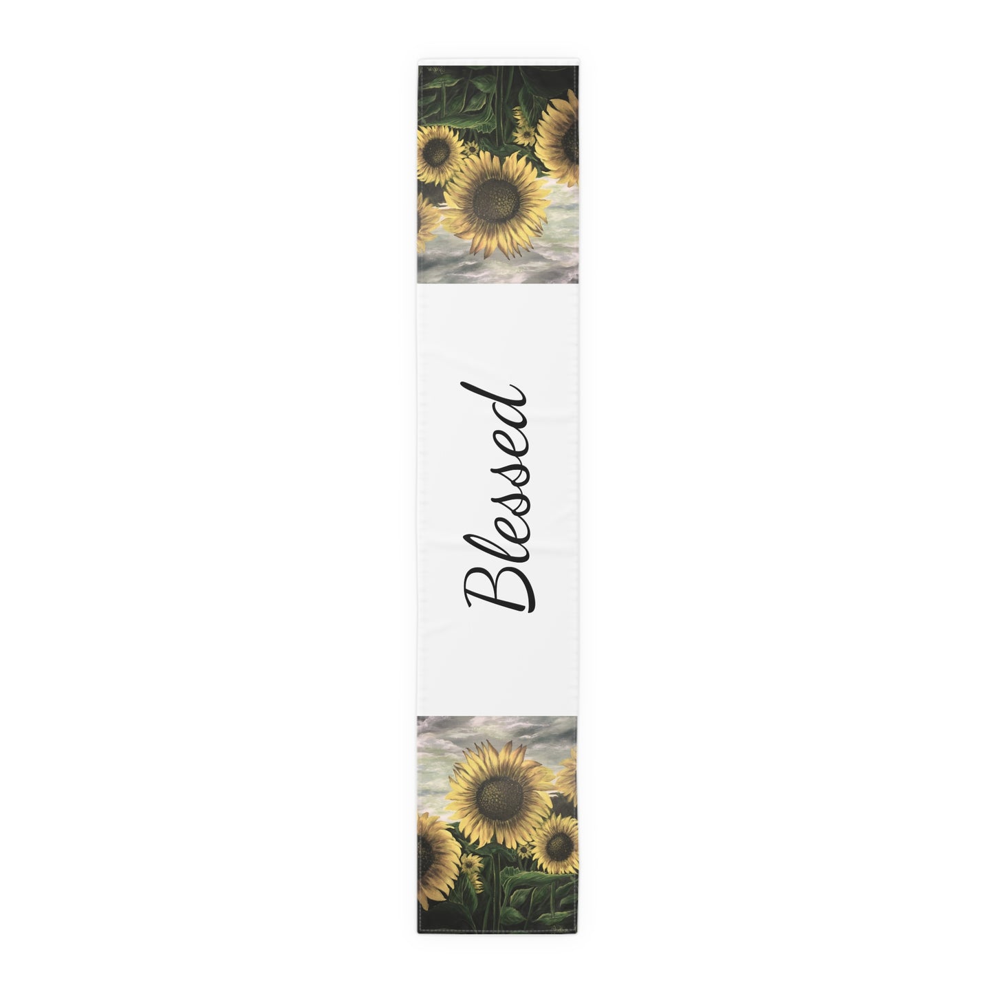 Table Runner (Cotton, Poly), Sunflower Field, Life on the Bayou Collection