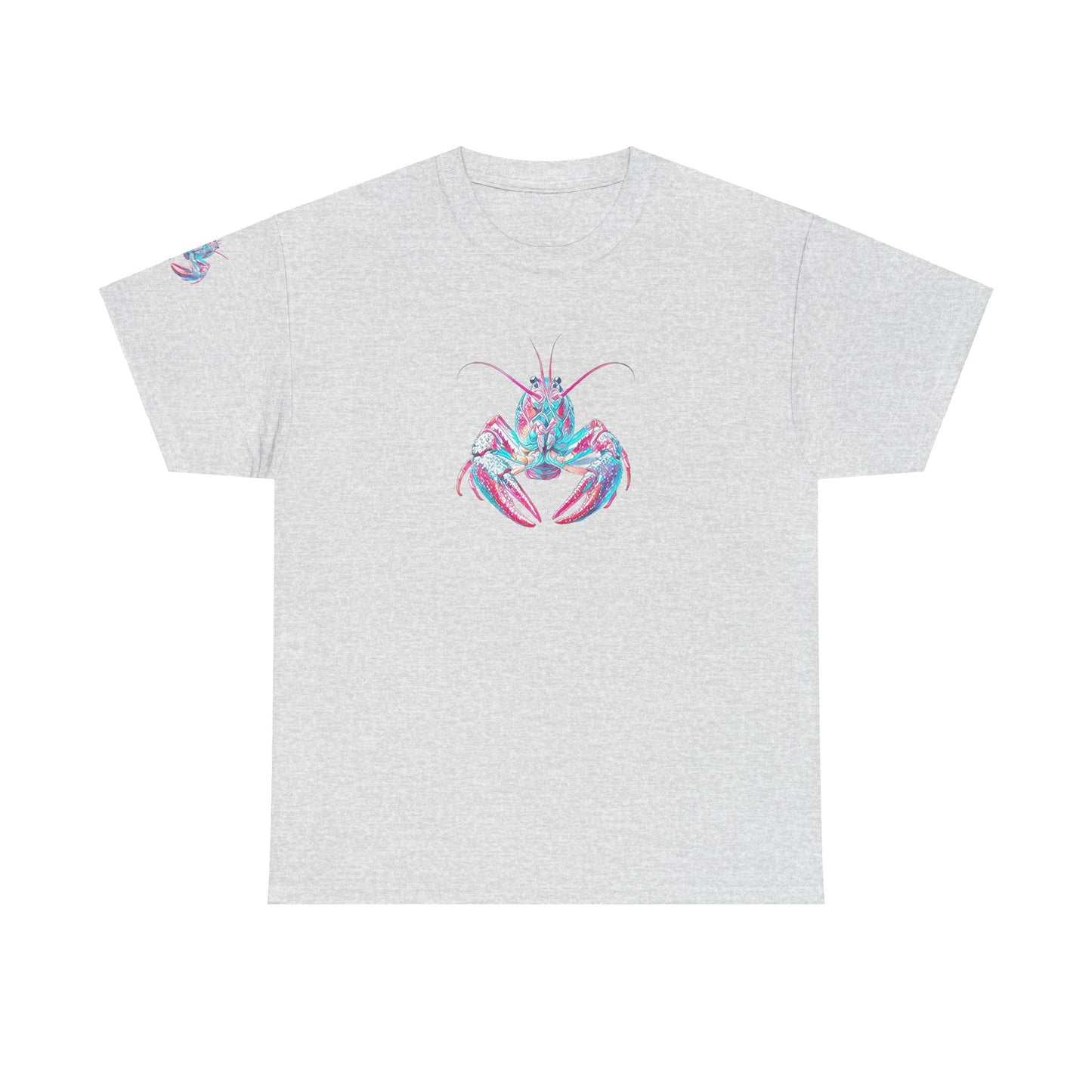 Unisex Heavy Cotton Tee, Abstract Girly Girl's Crawfish Season, Life on the Bayou Collection