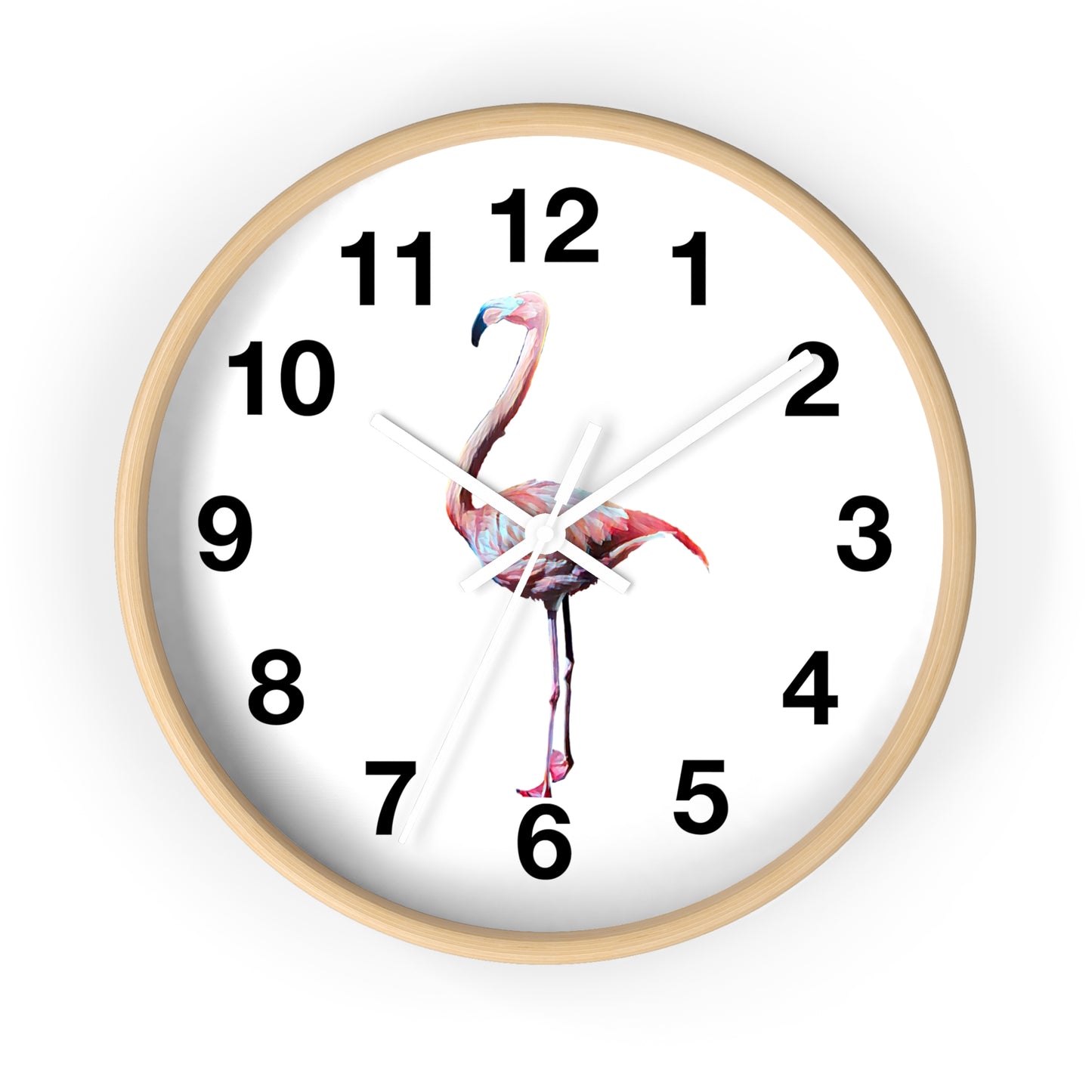 Wall Clock, Flamingo, Beachwalker Club Collection