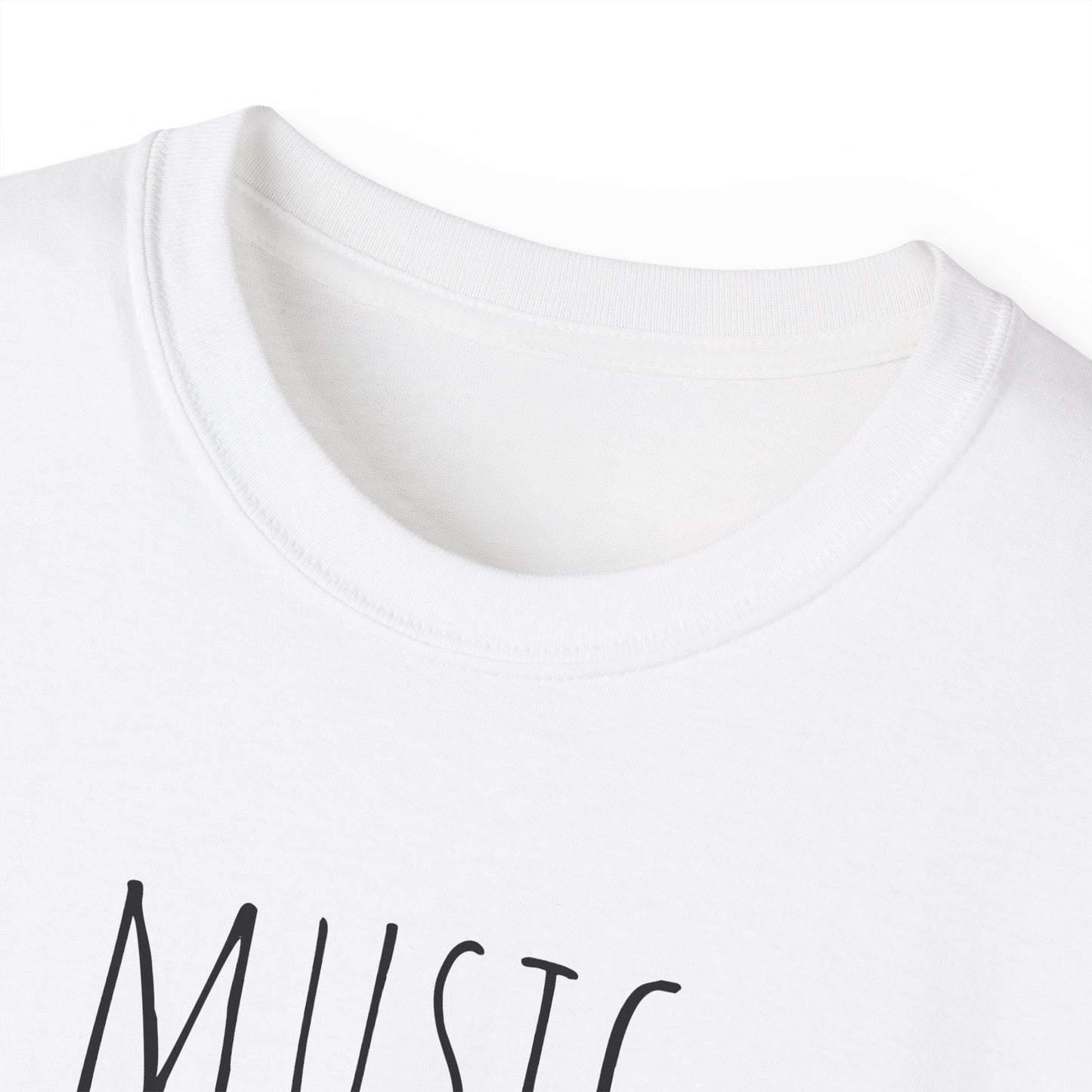 Unisex Ultra Cotton Tee, Music, Piano Artwork, Happy, Soul Music