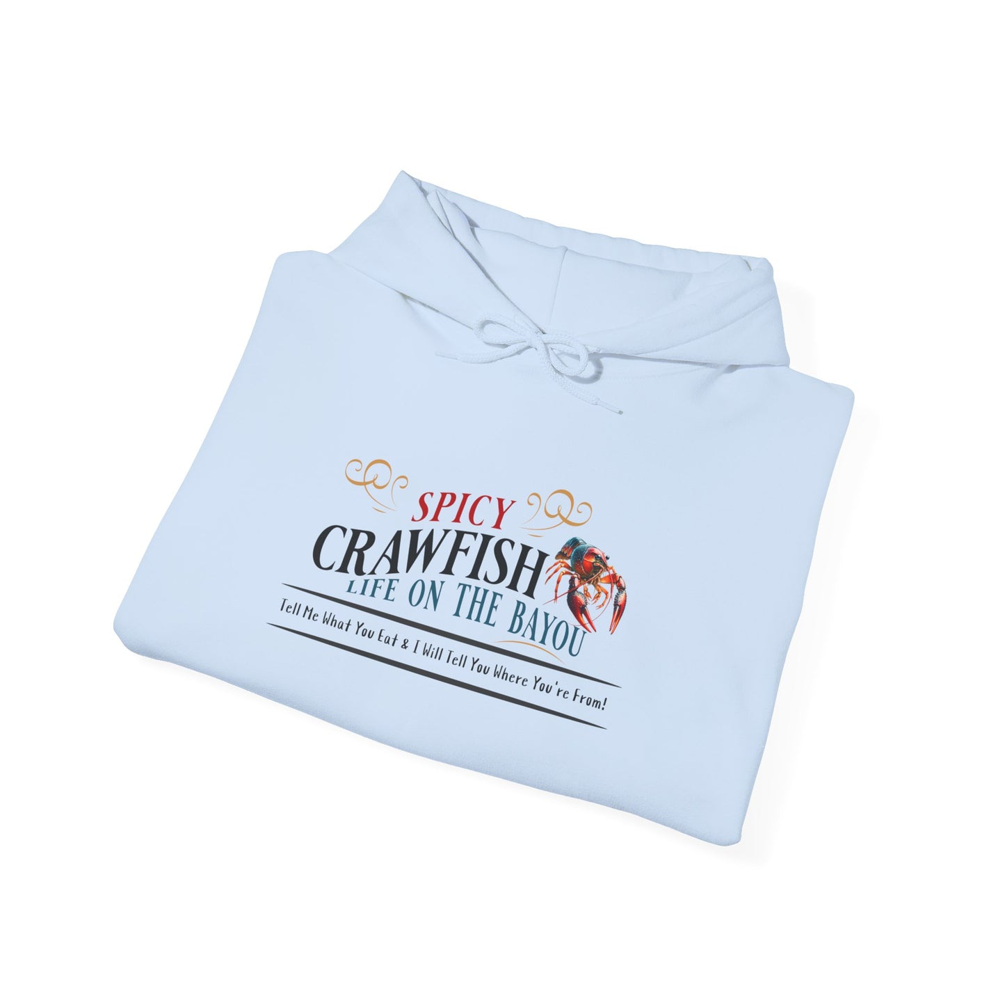 Unisex Heavy Blend™ Hooded Sweatshirt, Spicy Crawfish, Life on the Bayou, Life on the Bayou Collection