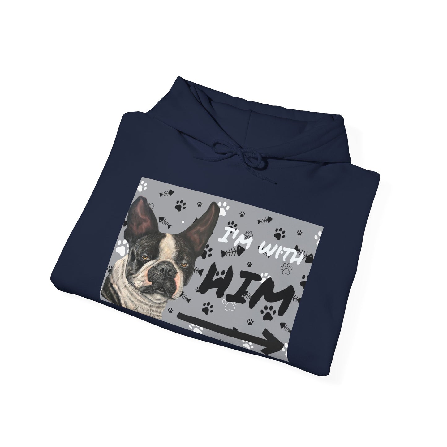 Unisex Heavy Blend™ Friendship Hooded Sweatshirt, I'm Vibing with Them, Max Loves Pookie Collection