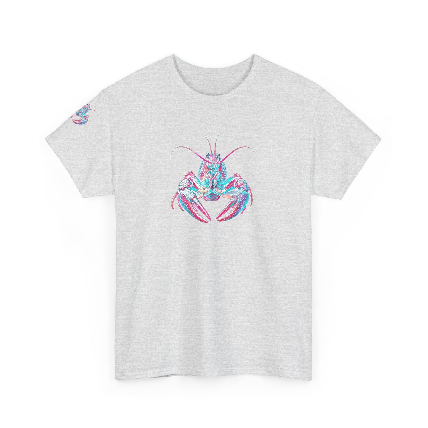 Unisex Heavy Cotton Tee, Abstract Girly Girl's Crawfish Season, Life on the Bayou Collection