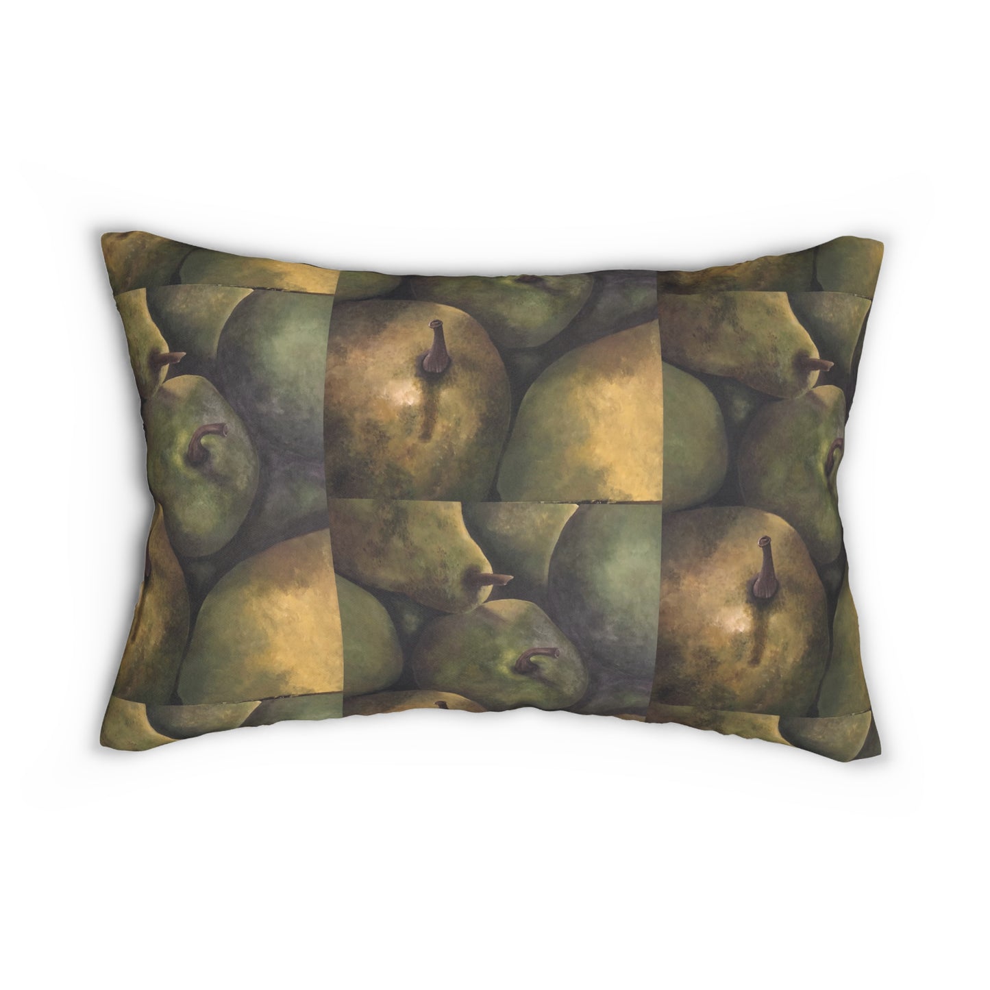Spun Polyester Lumbar Pillow, Pear Delight, FrediFreds Home Grown Collection