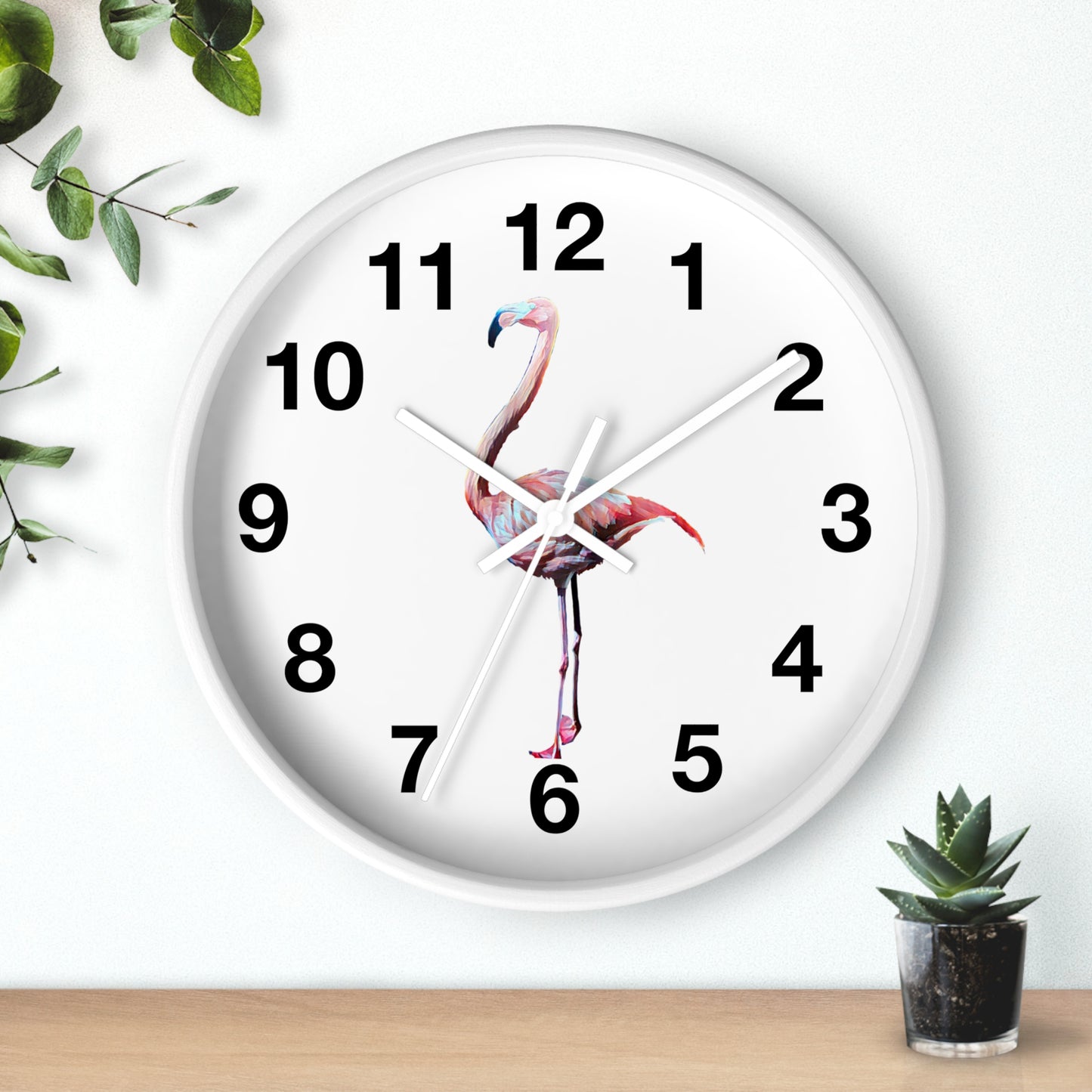 Wall Clock, Flamingo, Beachwalker Club Collection