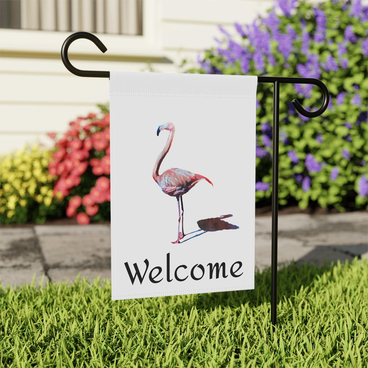 Garden & House Banner, Flamingo, Beachwalker Club Collection