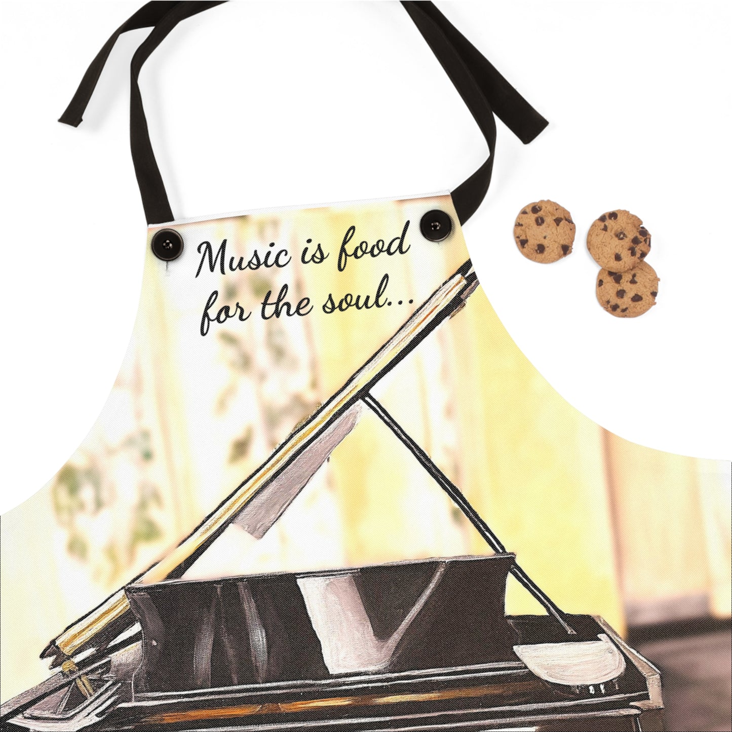 Apron (AOP), Piano Music, Music is the Food for my Soul, Soul Music