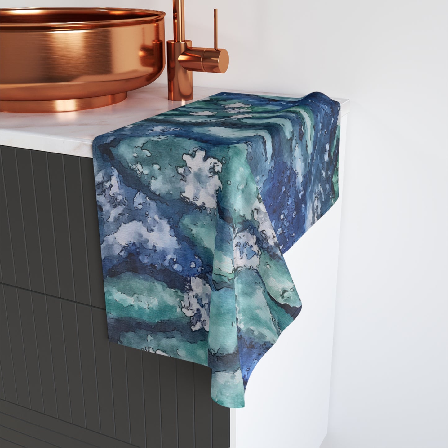 Hand Towel, Water Lilies, FrediFreds Home Collection