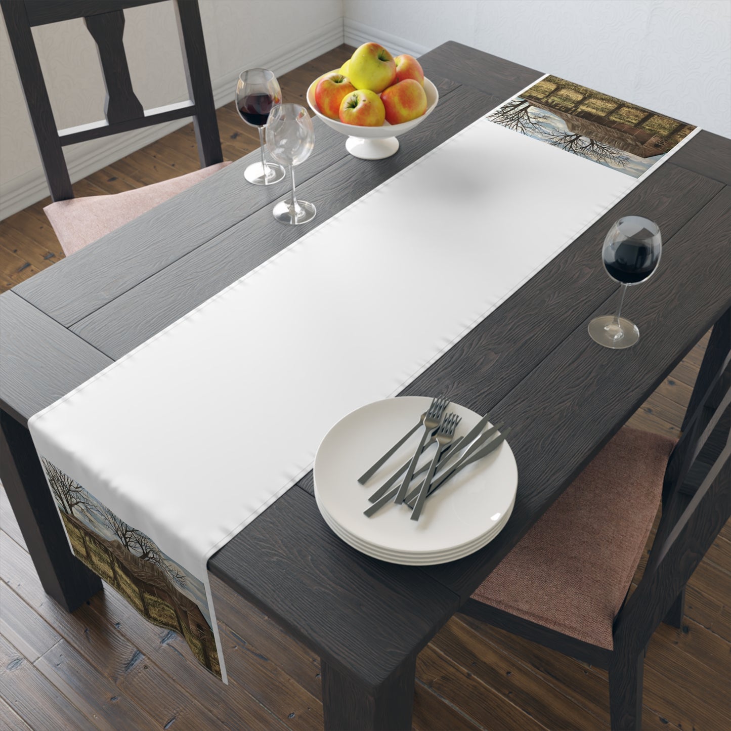 Table Runner (Cotton, Poly), Ole' Homeplace, FrediFreds Home Collection