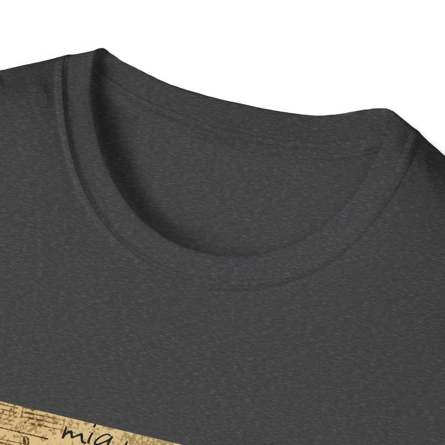 Unisex Softstyle T-Shirt, Pianist, Love Notes, Soul Music