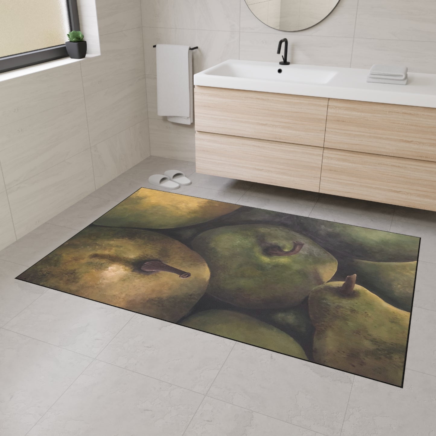 Heavy Duty Floor Mat, Pear Delight, FrediFreds Home Grown Collection