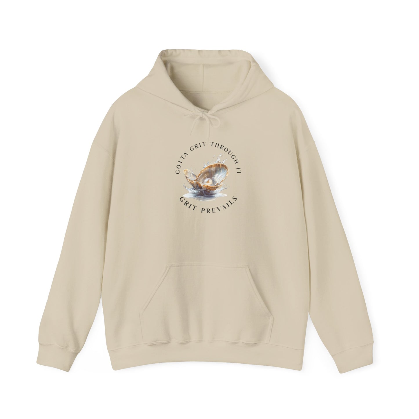 Unisex Heavy Blend™ Hooded Sweatshirt, Grit Prevails, Gotta Grit Through It Collection