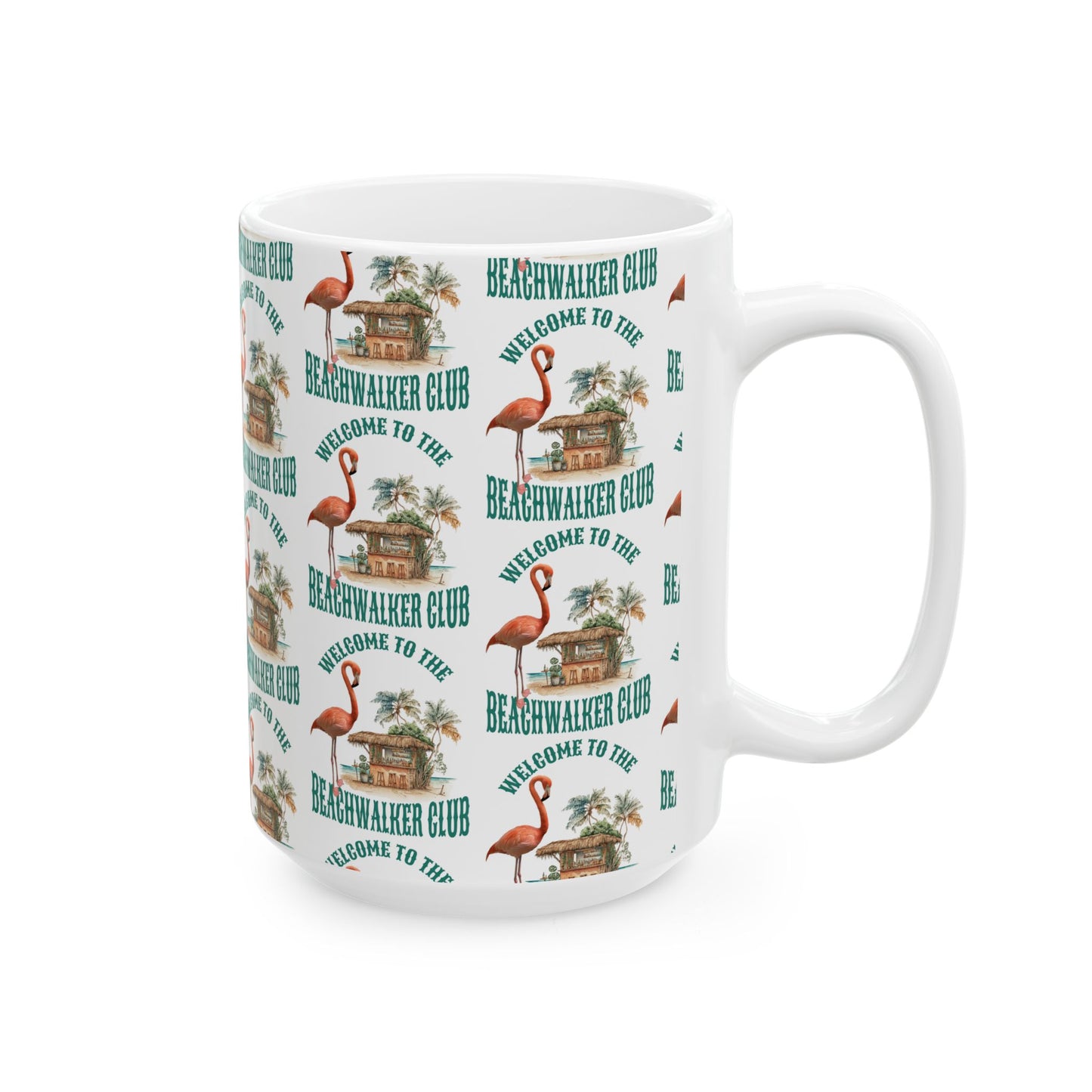 Ceramic Mug, (11oz, 15oz), Coastal, Beachwalker Club Collection