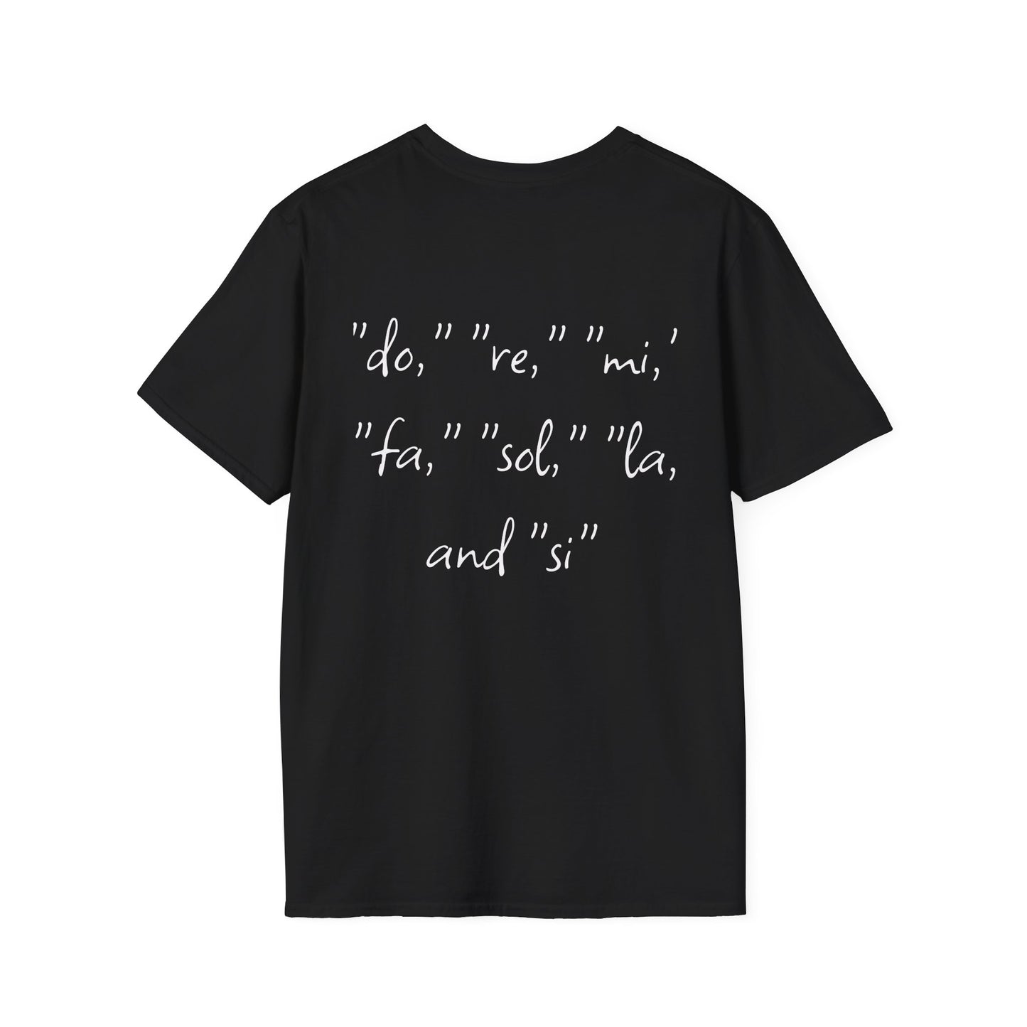 Unisex Softstyle T-Shirt, Pianist, Love Notes, Soul Music