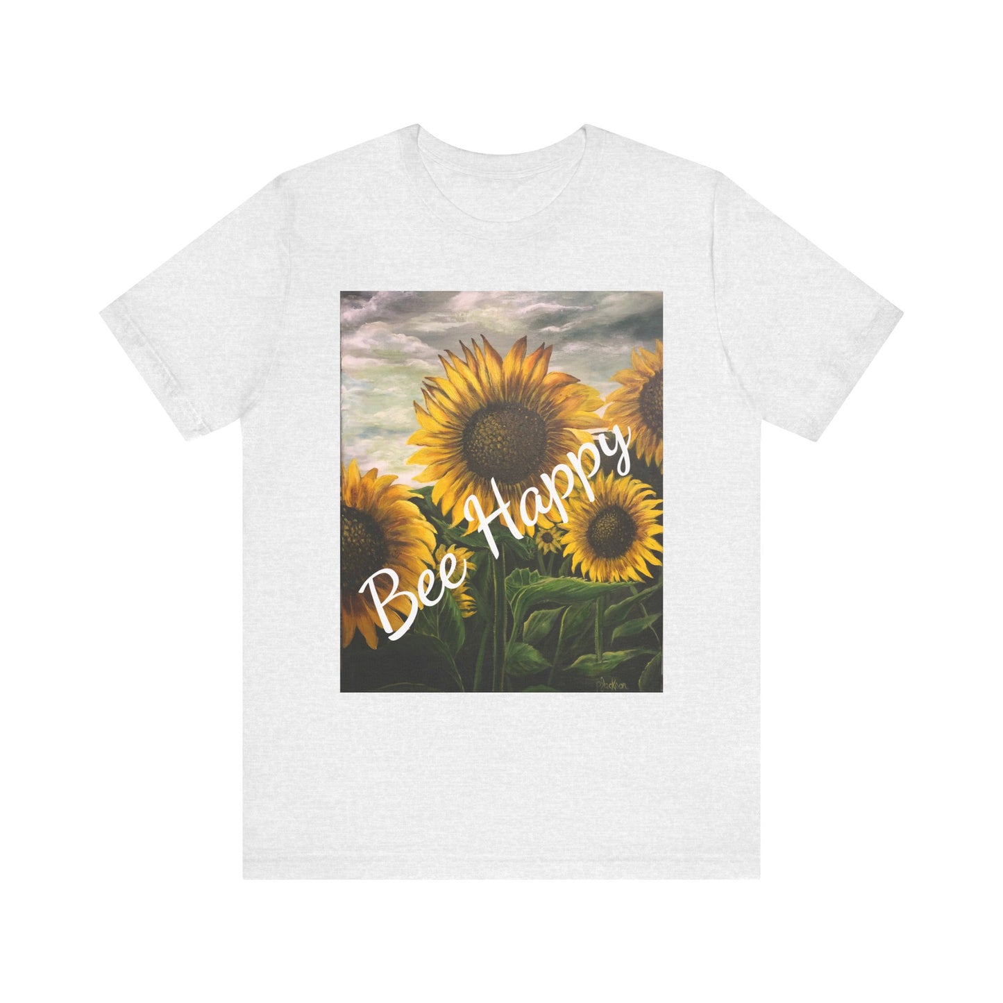 Unisex Jersey Short Sleeve Tee, Sunflowers, FrediFreds Home Collection
