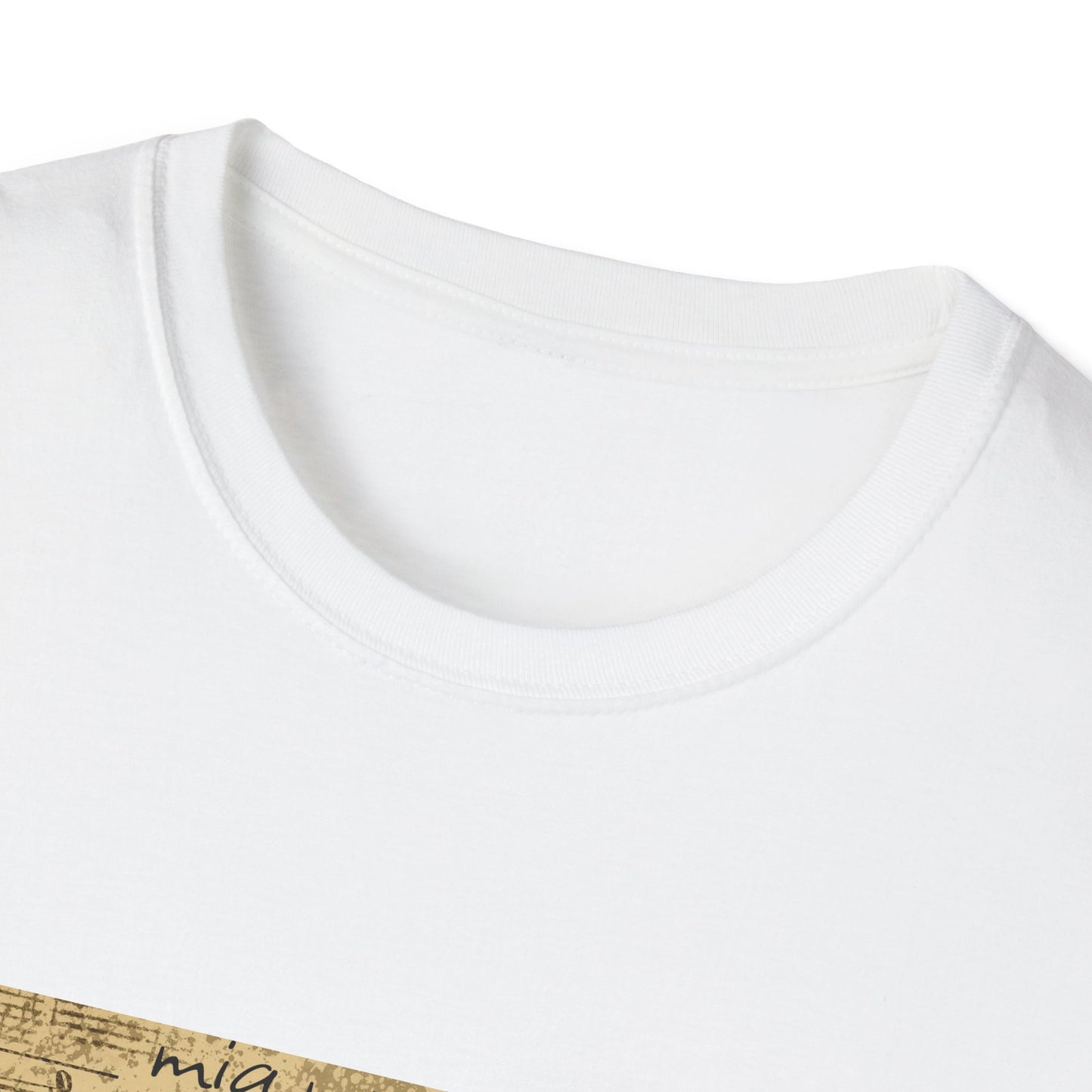 Unisex Softstyle T-Shirt, Pianist, Love Notes, Soul Music