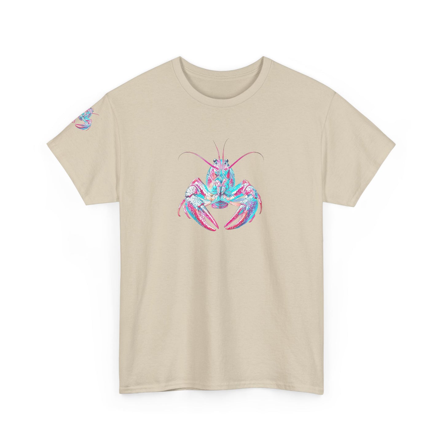 Unisex Heavy Cotton Tee, Abstract Girly Girl's Crawfish Season, Life on the Bayou Collection