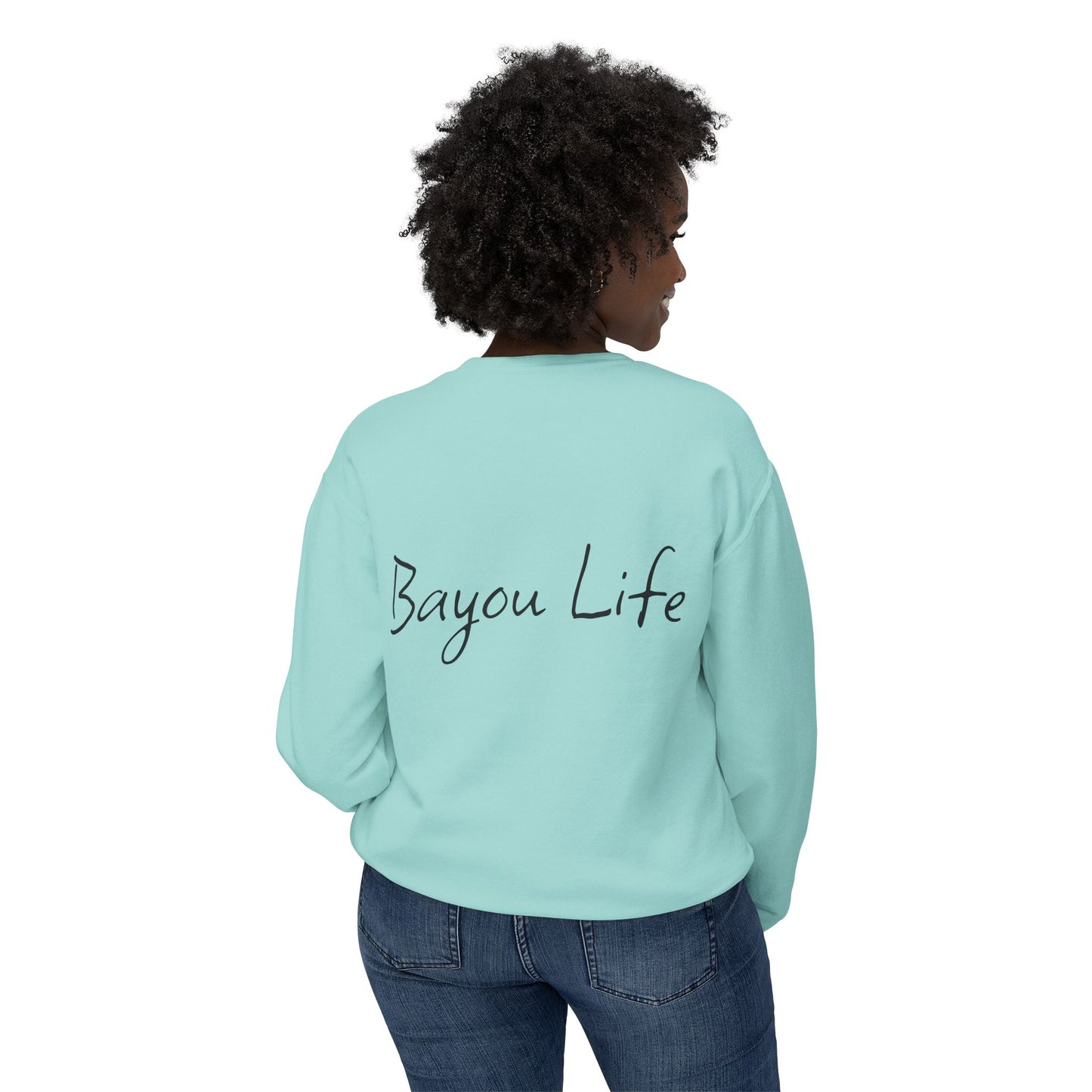 Unisex Lightweight Crewneck Sweatshirt, Life on the Bayou