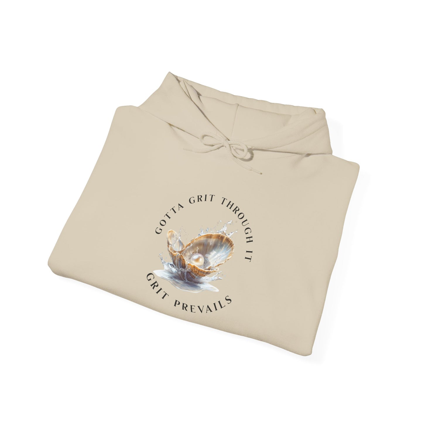 Unisex Heavy Blend™ Hooded Sweatshirt, Grit Prevails, Gotta Grit Through It Collection