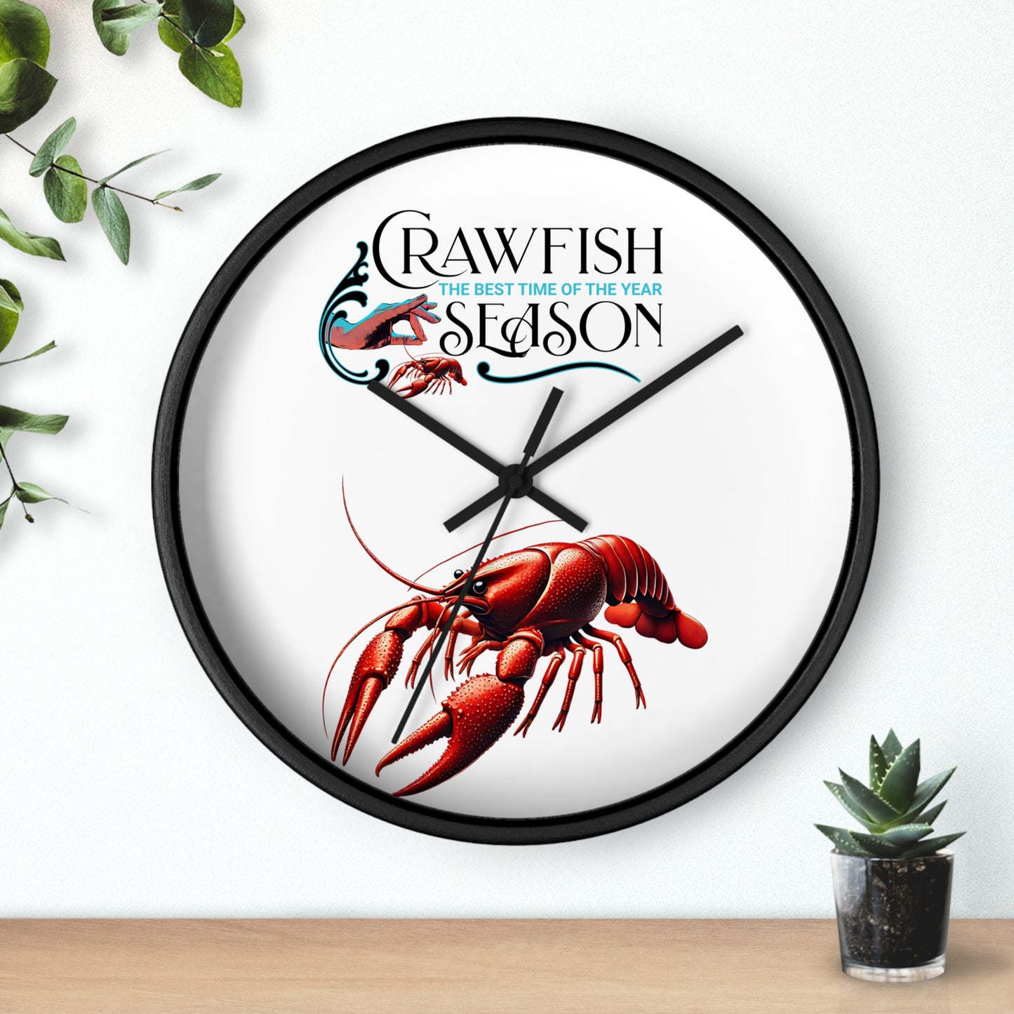 Wall Clock, Crawfish Season, Life on the Bayou Collection
