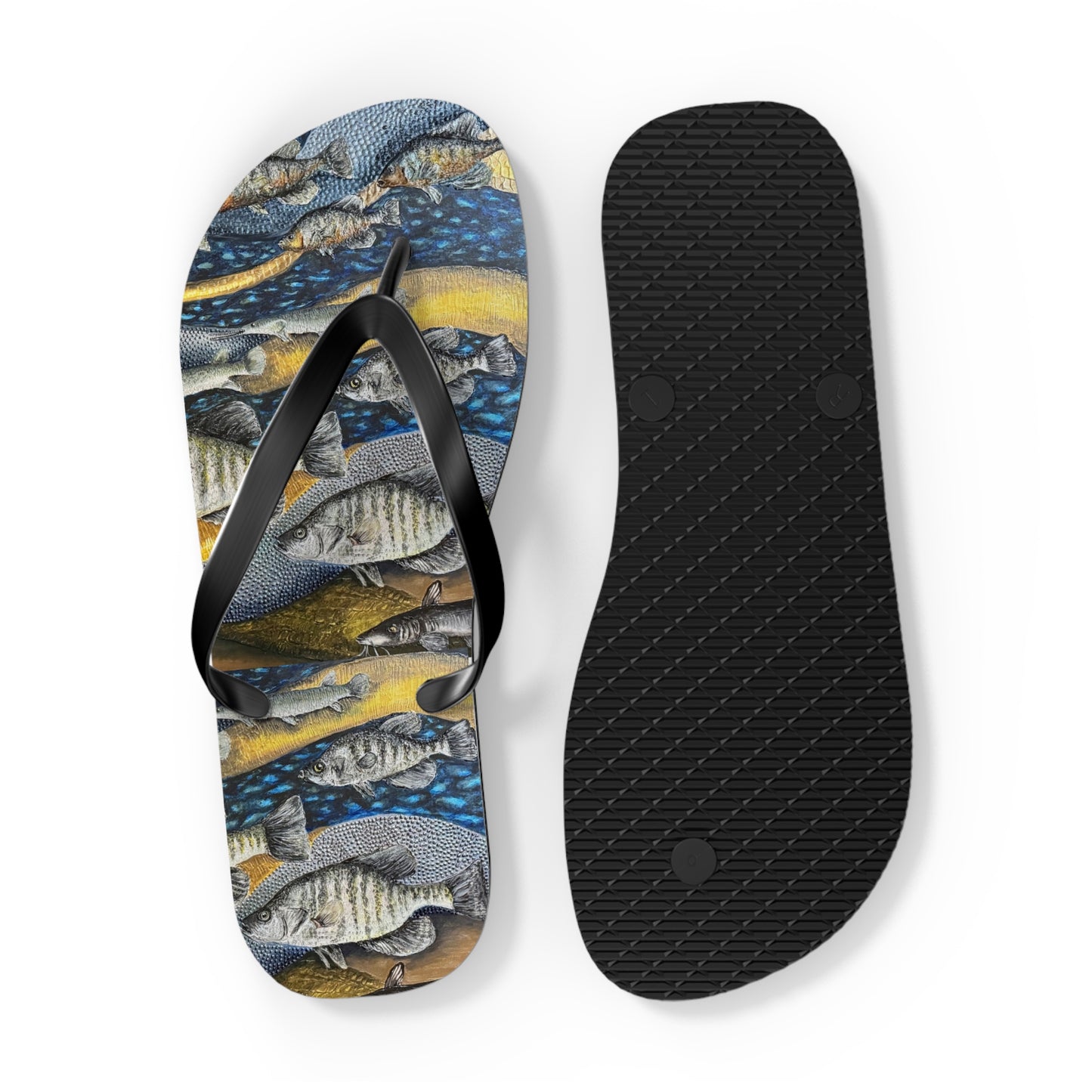 Flip Flops, Honey Hole, Fishing, FrediFreds Home Collection