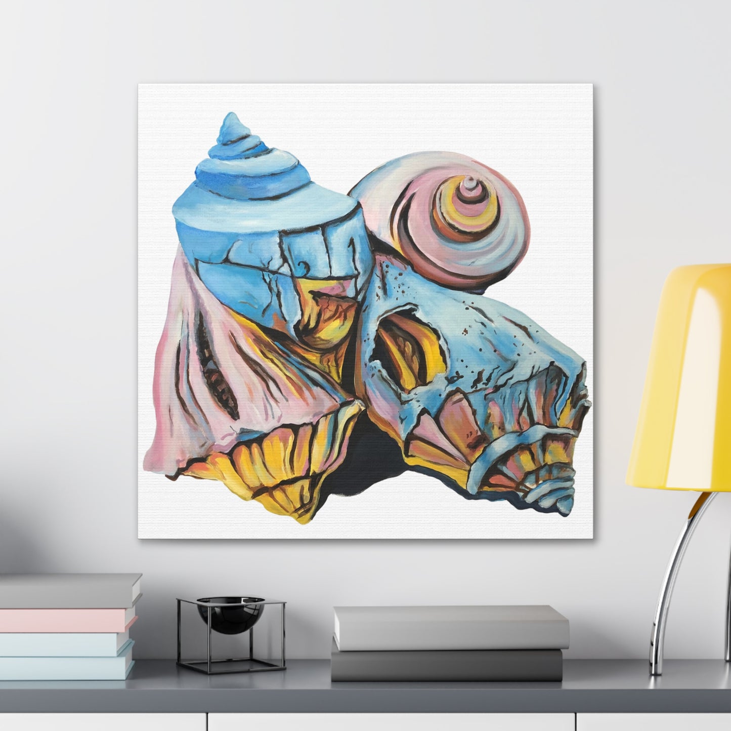 Canvas Gallery Wraps, Artsy Beach Shells, Beachwalker Club Collection